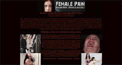 Desktop Screenshot of femalepain.com